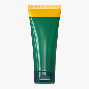 3D model Plastic tube container mockup