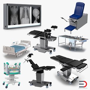 3d model medical equipment incubator