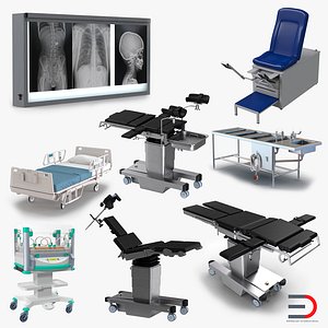 Medical Equipment 3D Models Collection