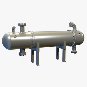 3D Heat Exchanger - Full Detail model