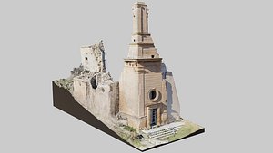 Abandoned-Building-Church-Tower-6 3D model