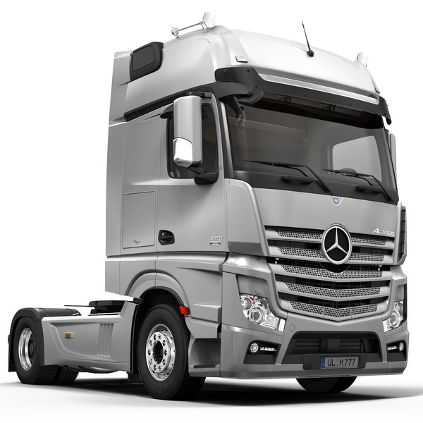 3d mercedes actros container model