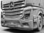 3d mercedes actros container model