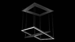 3D Modern Chandelier model