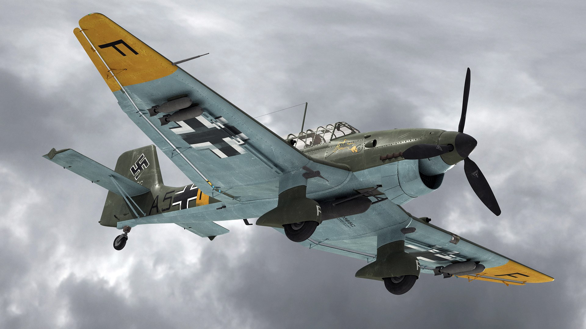 Junkers Ju 87 Stuka 3D Model - TurboSquid 1714045