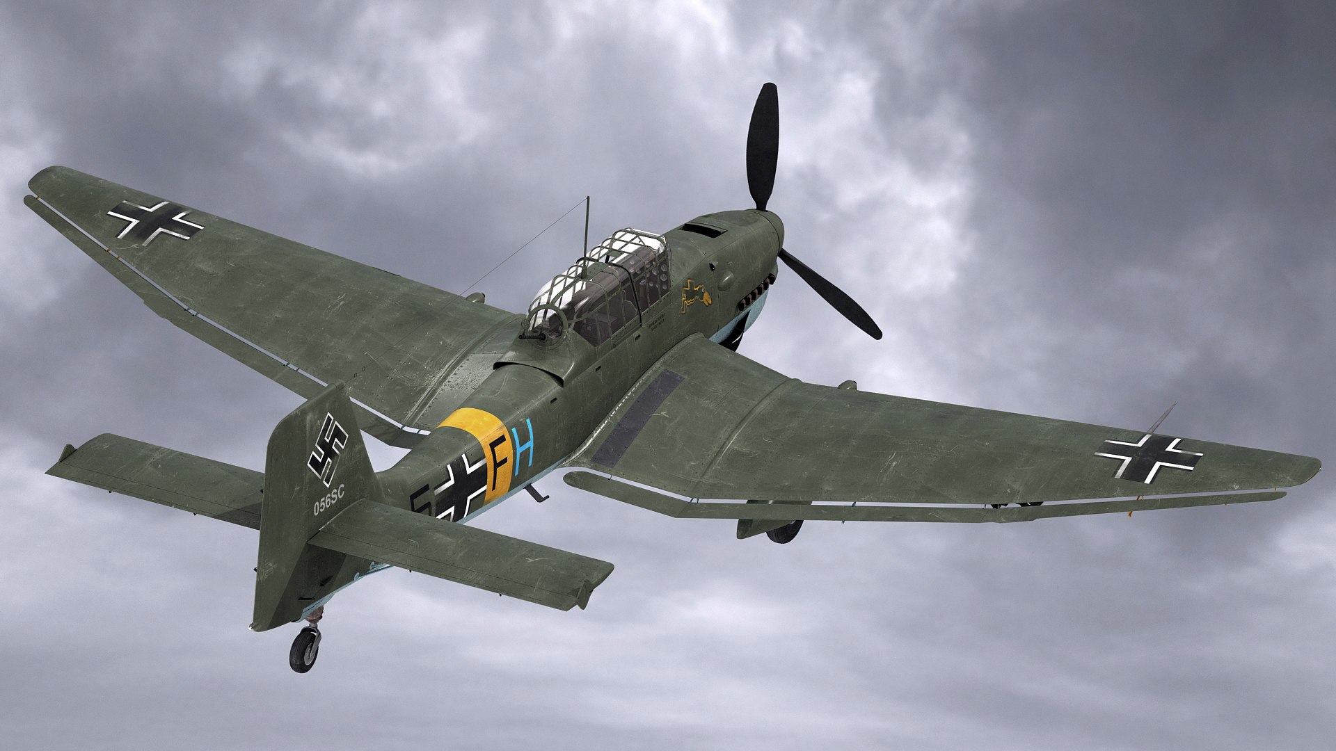 Junkers Ju 87 Stuka 3D Model - TurboSquid 1714045