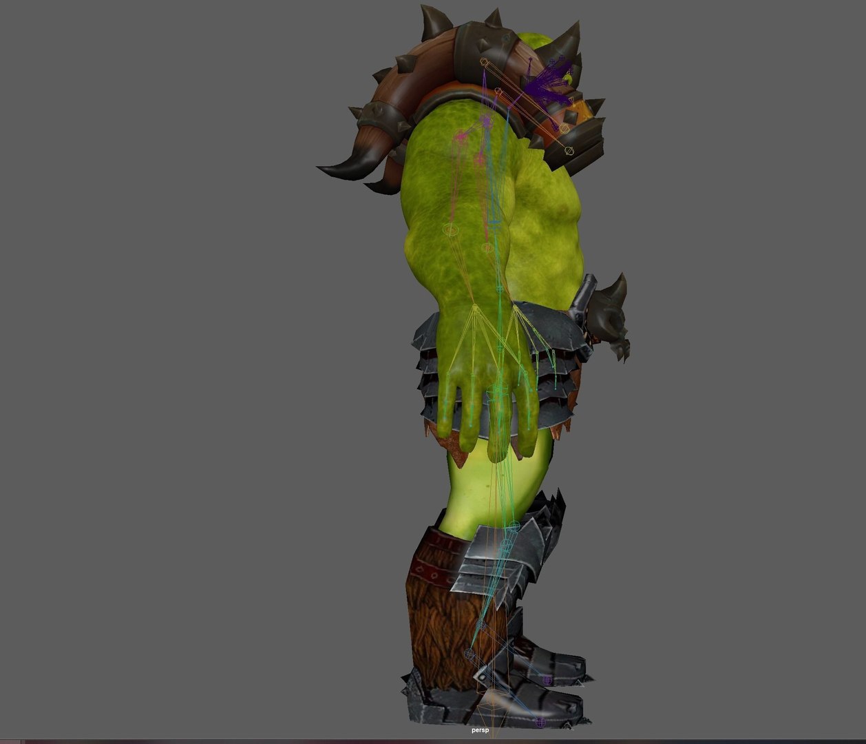 3D Orc Warrior Rigged - TurboSquid 1865530