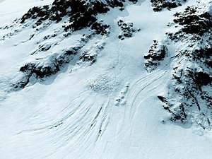 snow covered realistic terrain 3d model