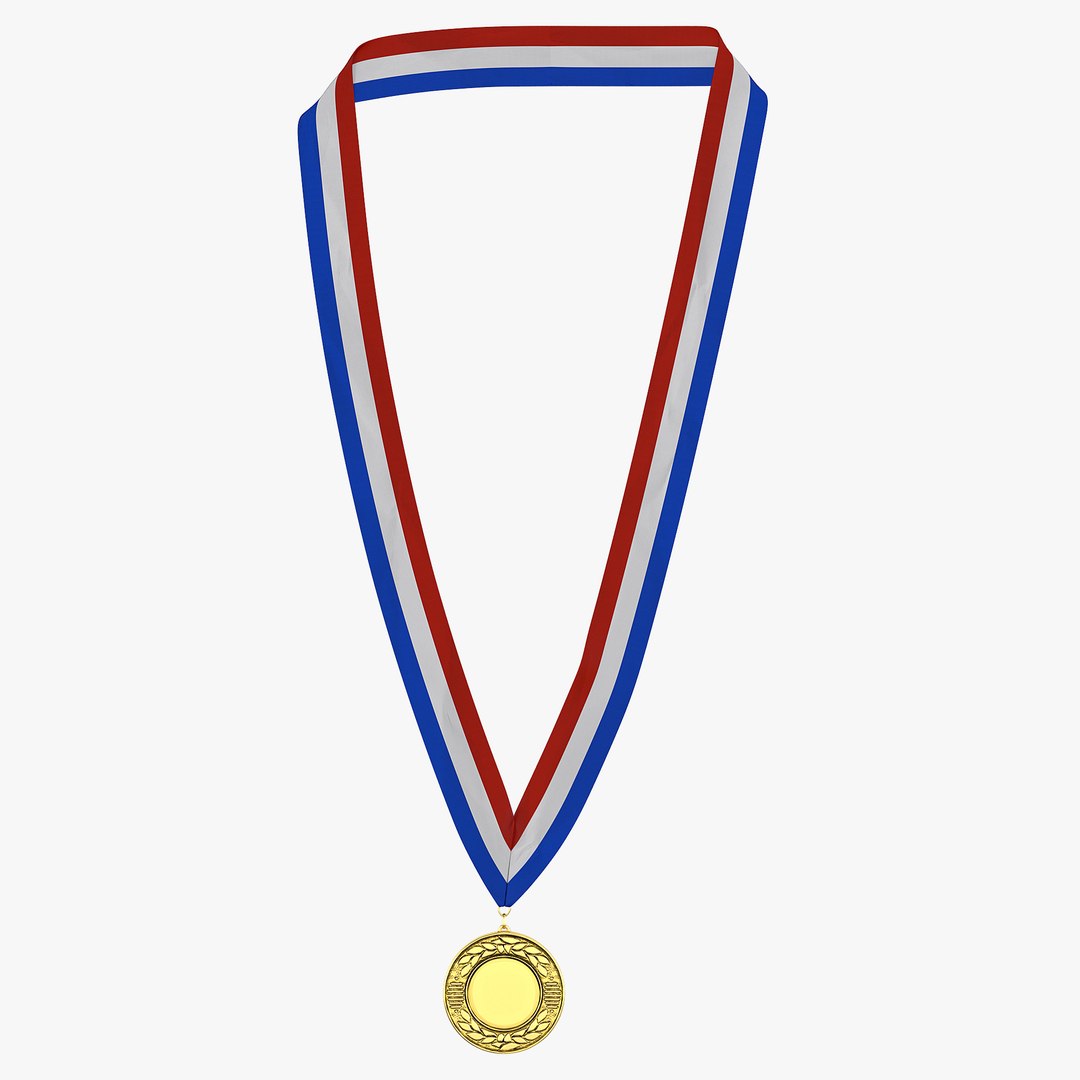 Award Medal Gold 3D model preview