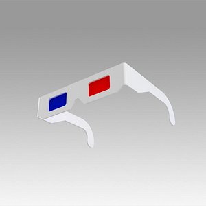 Paper 3d glasses