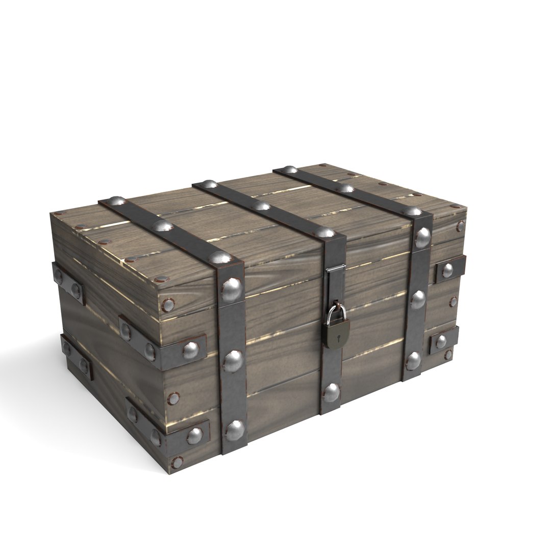 Rigged Medieval Wooden Box Chest Game Asset 3D Model - TurboSquid 2324671