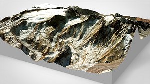 Mountain landscape Nevado Sin Nombre 5933m Metropolitana Chile