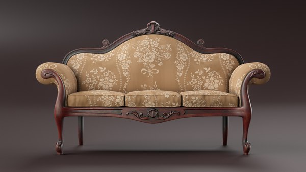louis vuitton sofa 3D modeling - Universal RC Studios