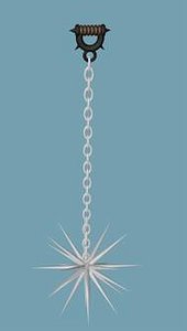 Spiked ball and chain