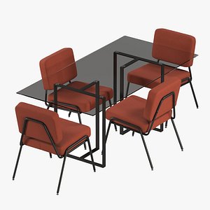 Knox Chair and Saffie Table by Made