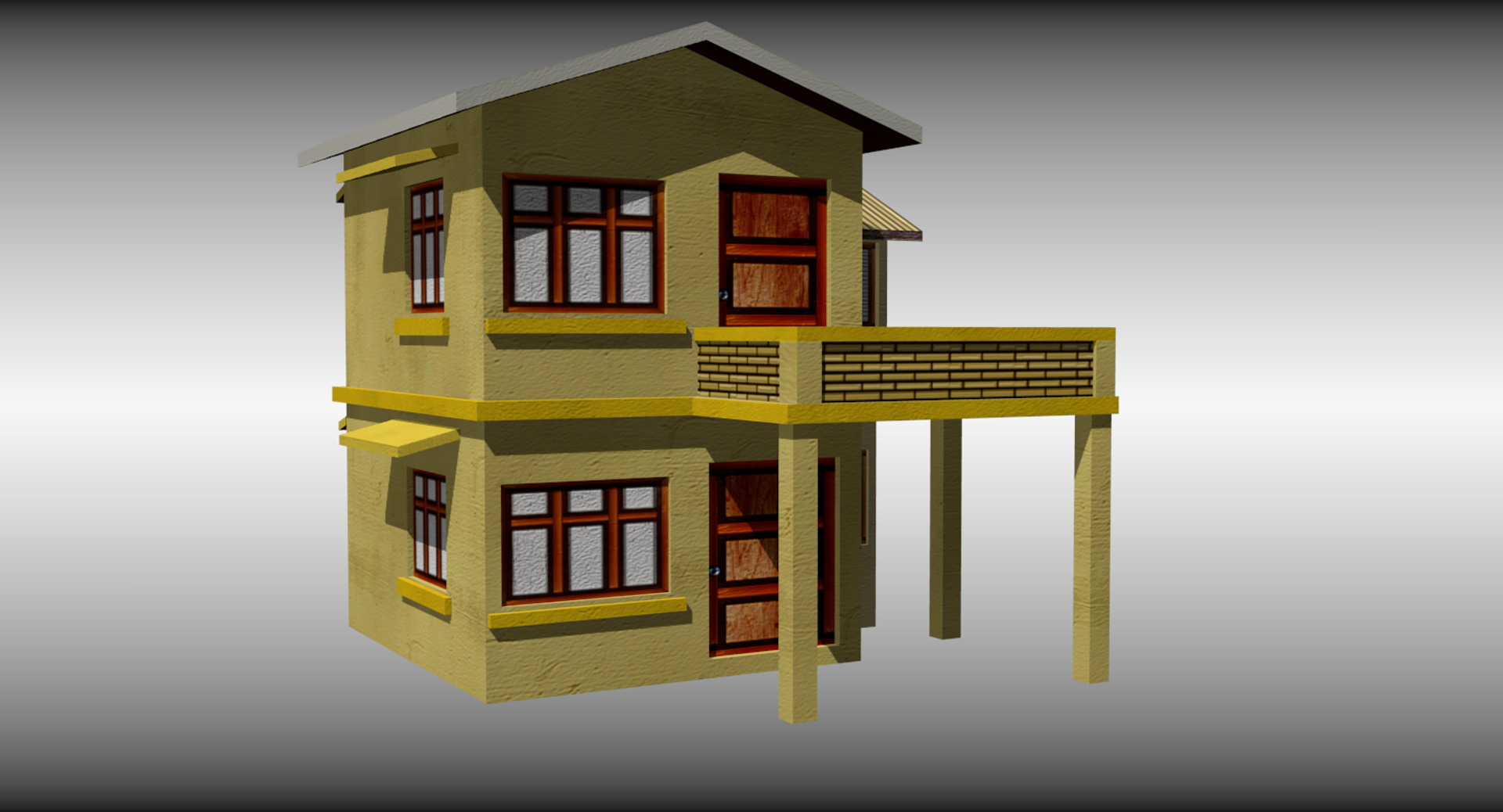 3D House Structural Home Model - TurboSquid 1277540