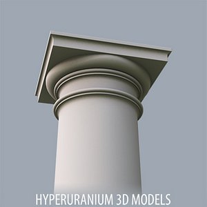 3d model tuscan column