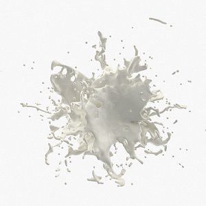 Milk Splash 22 3D model