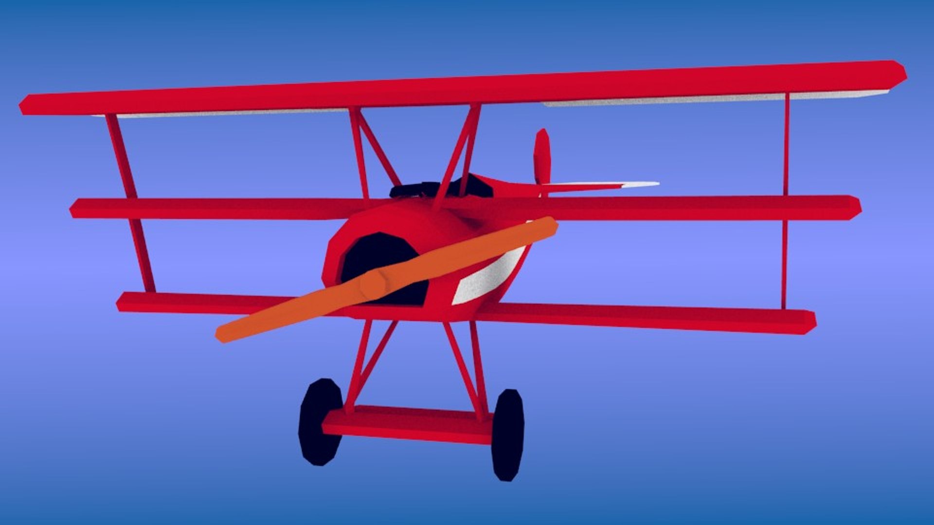 Plane triplane focker 3D model - TurboSquid 1255642