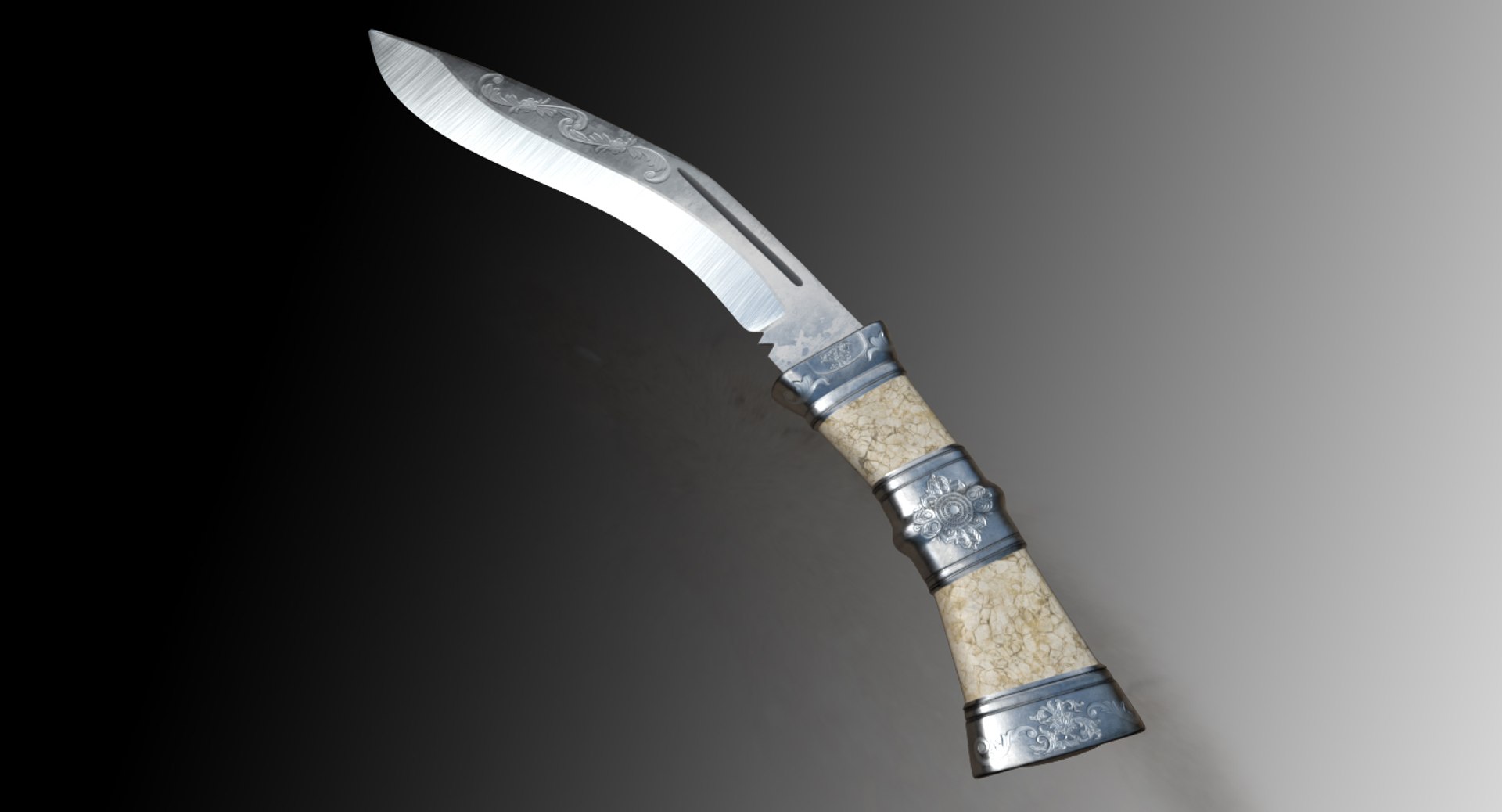 Kukri Bhojpuri Knife 3D Model - TurboSquid 1286280