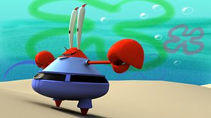 mr krabs 3d model