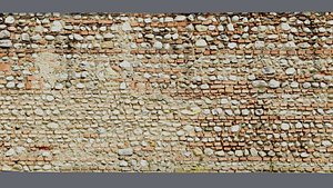 Ultra realistic Brick Old wall hy poly Scan