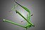 MOBILE ENGINE CRANE HOIST LIFTER STAND LEVELER BALANCER LOAD TON TYPE 23 GREEN