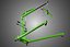 MOBILE ENGINE CRANE HOIST LIFTER STAND LEVELER BALANCER LOAD TON TYPE 23 GREEN