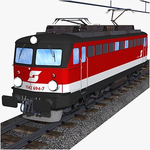 oebb class 1142 electric locomotive 1142-694 model