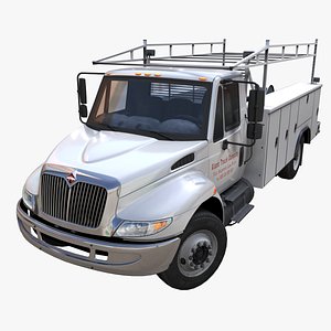 International Durastar service truck 3D model