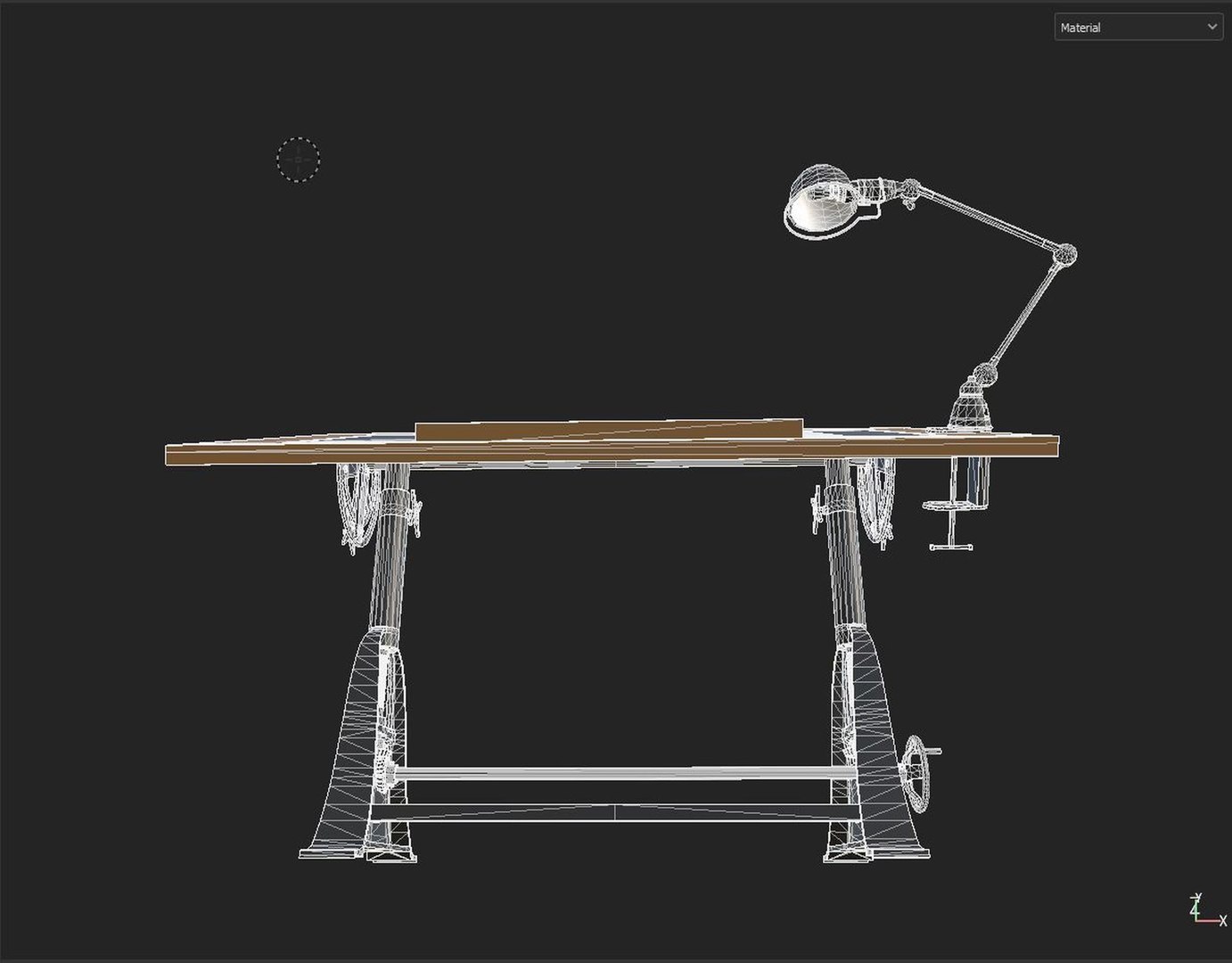3D Model Drawing Table - TurboSquid 2106691