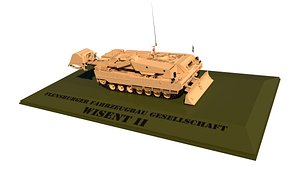 3D FLENSBURGER FAHRZEUGBAU GESELLSCHAFT  WISENT II ARV  AND AEV model