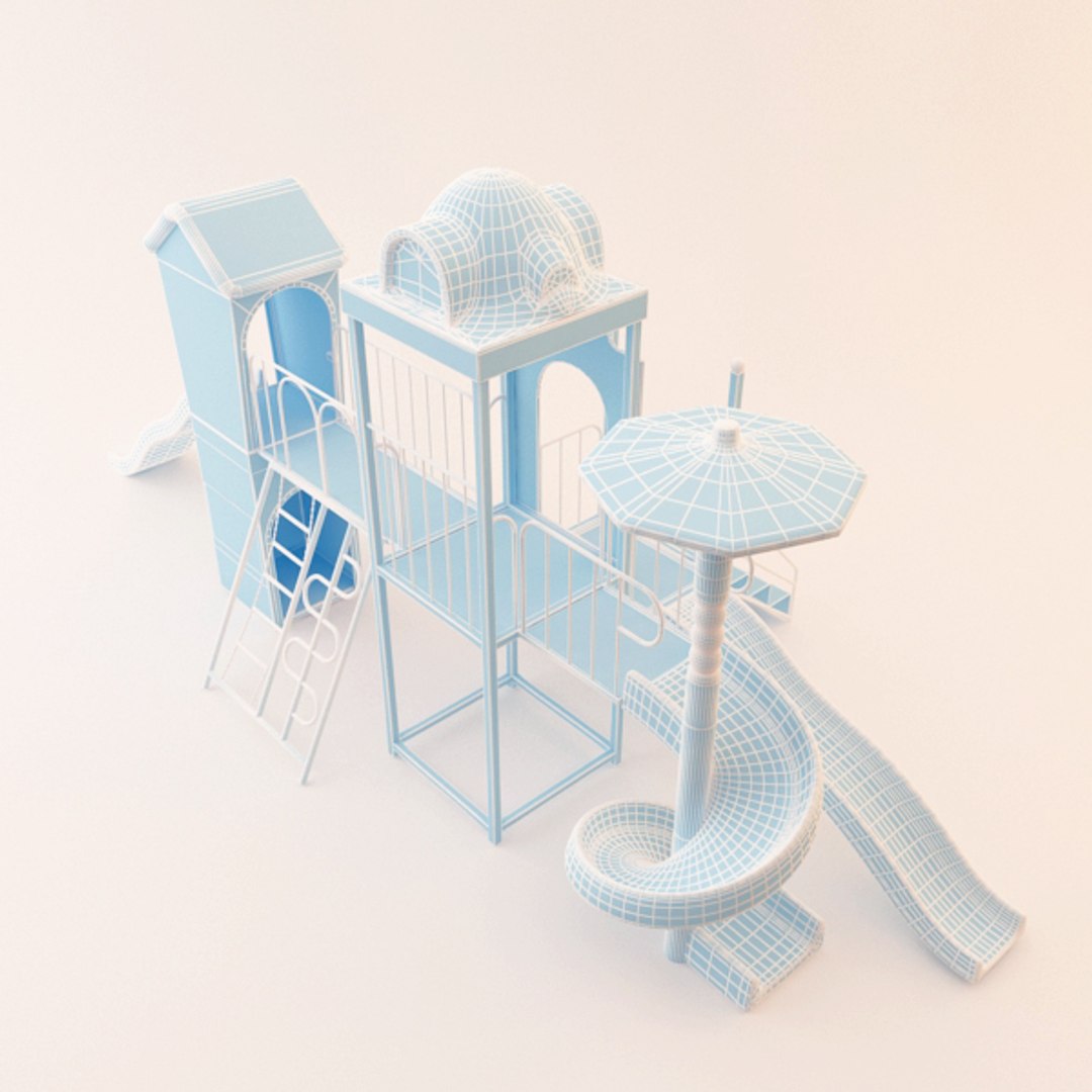 Children Slide 3d Model
