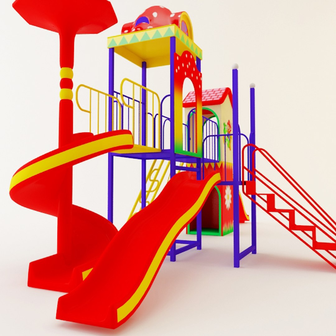 Children Slide 3d Model