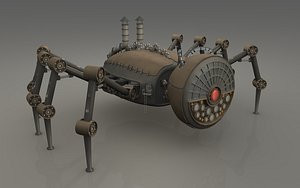 Steampunk Spider robot