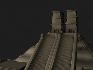 3d model architecture aztecs