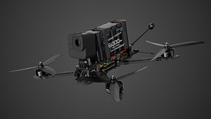 fpv drone 3D model