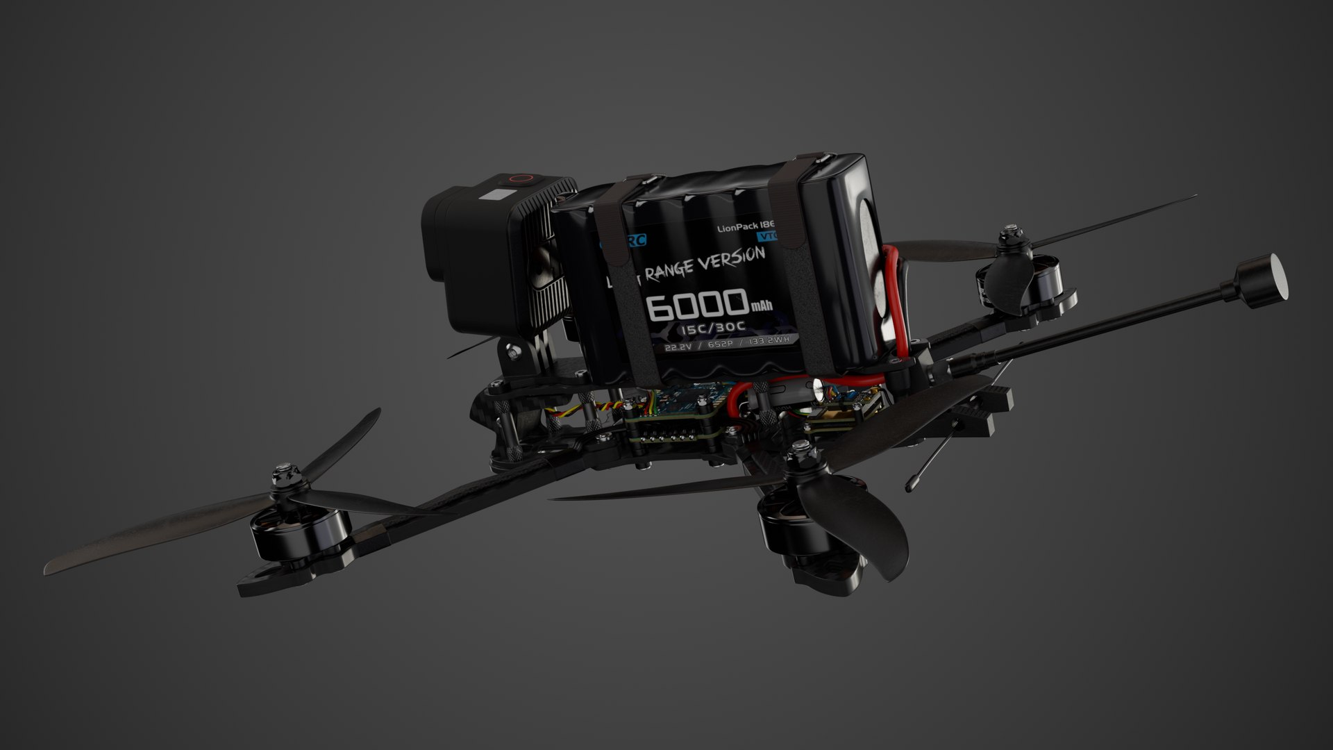 Fpv Drone 3D Model - TurboSquid 2424070