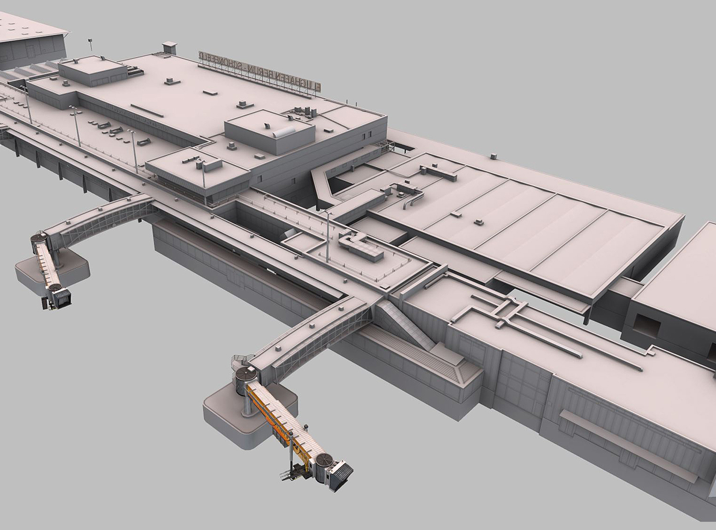 Low-poly airport terminal 3D model - TurboSquid 1171457