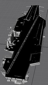 uss stennis 3d model