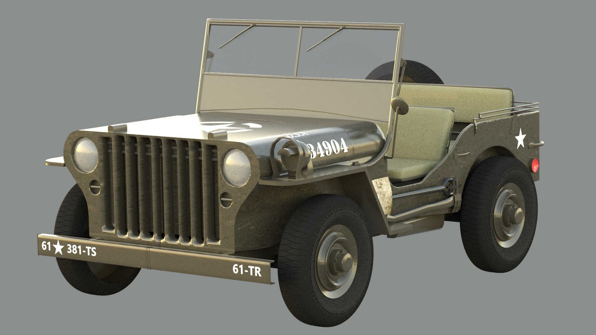 3D Military Jeep - TurboSquid 2104902