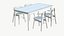 Cadeira de mesa de jantar de madeira moderna
