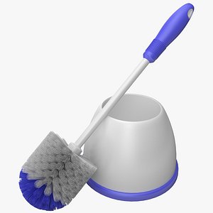 3d toilet bowl brush