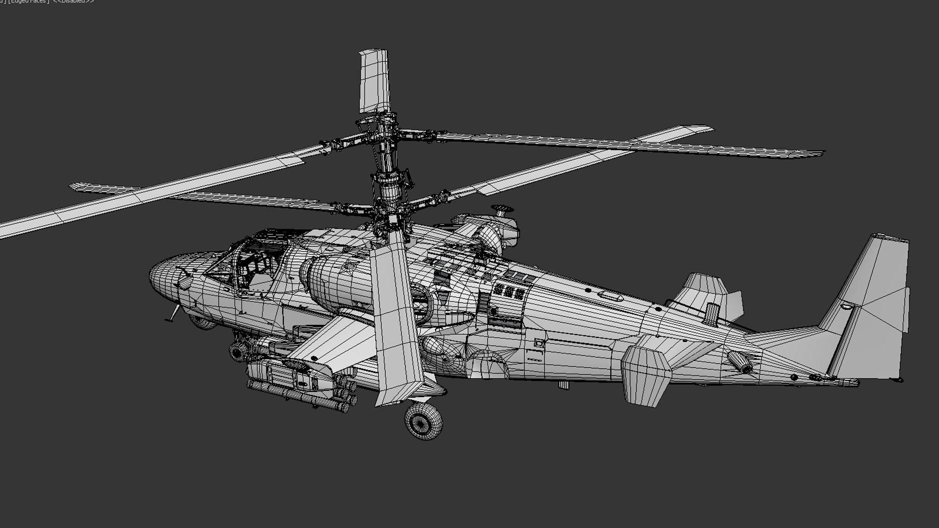 3D Ka-52 Alligator Hokum B model - TurboSquid 2012572