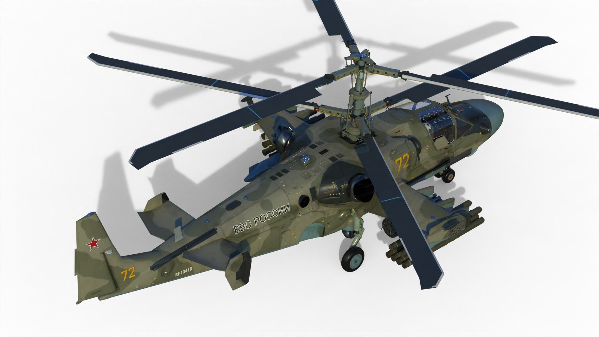 3D Ka-52 Alligator Hokum B Model - TurboSquid 2012572