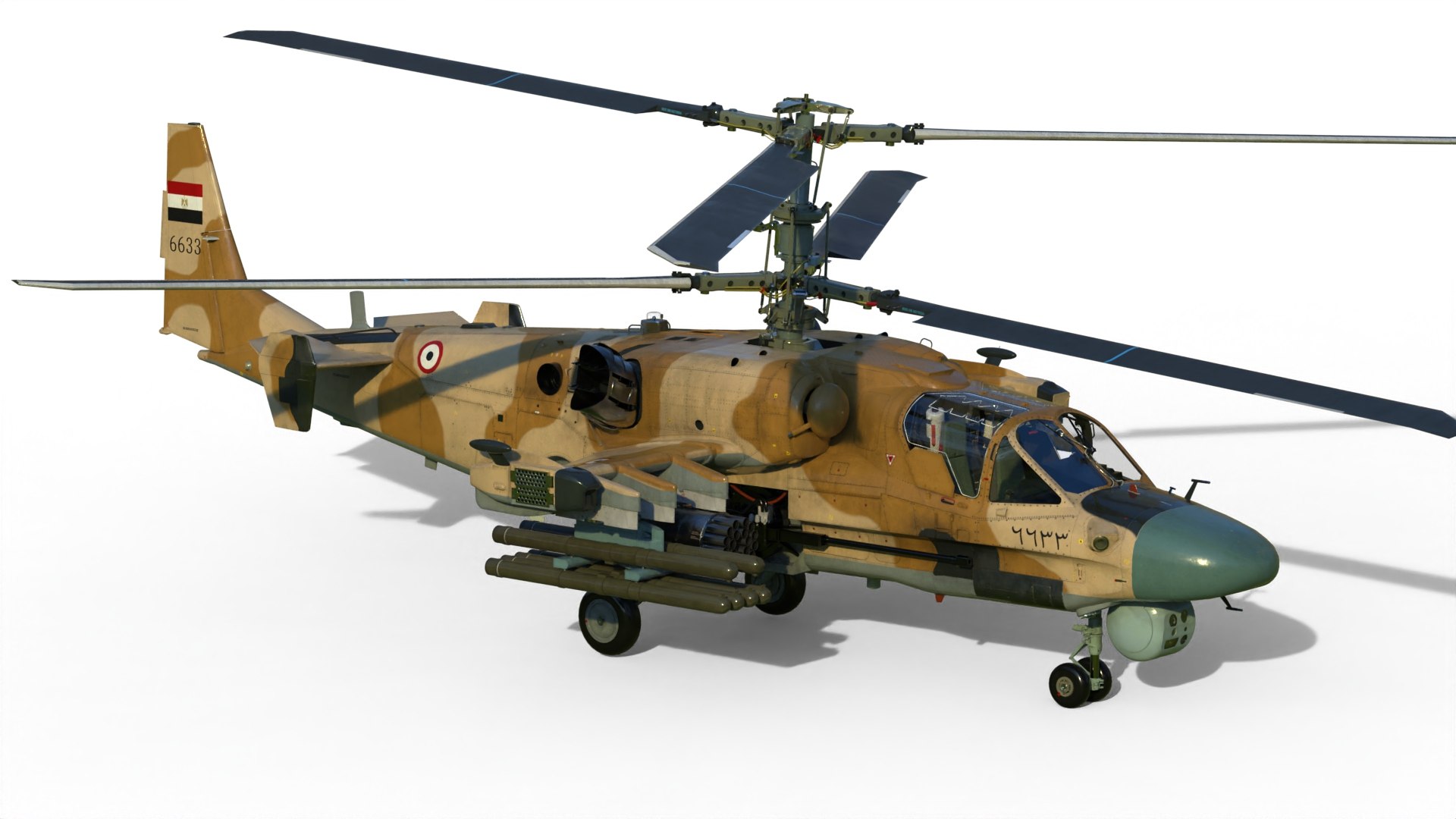 3D Ka-52 Alligator Hokum B model - TurboSquid 2012572