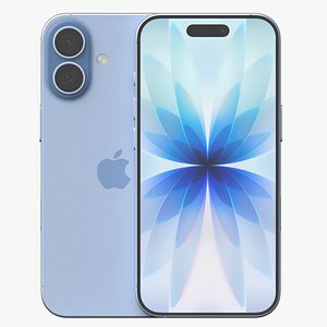 3D Apple iPhone 17 Mist Blue
