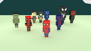 3D model mixed boxart