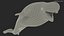 3D model Beluga Whale Adult