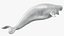 3D model Beluga Whale Adult